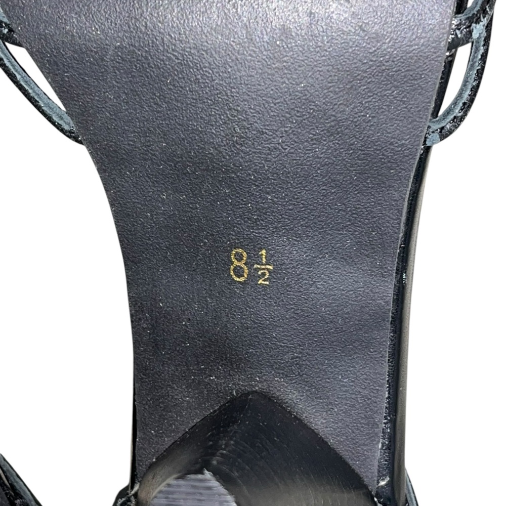 Seychelles Black Leather Menace Angular Heels Size 8.5 NWOB - Picture 8 of 11